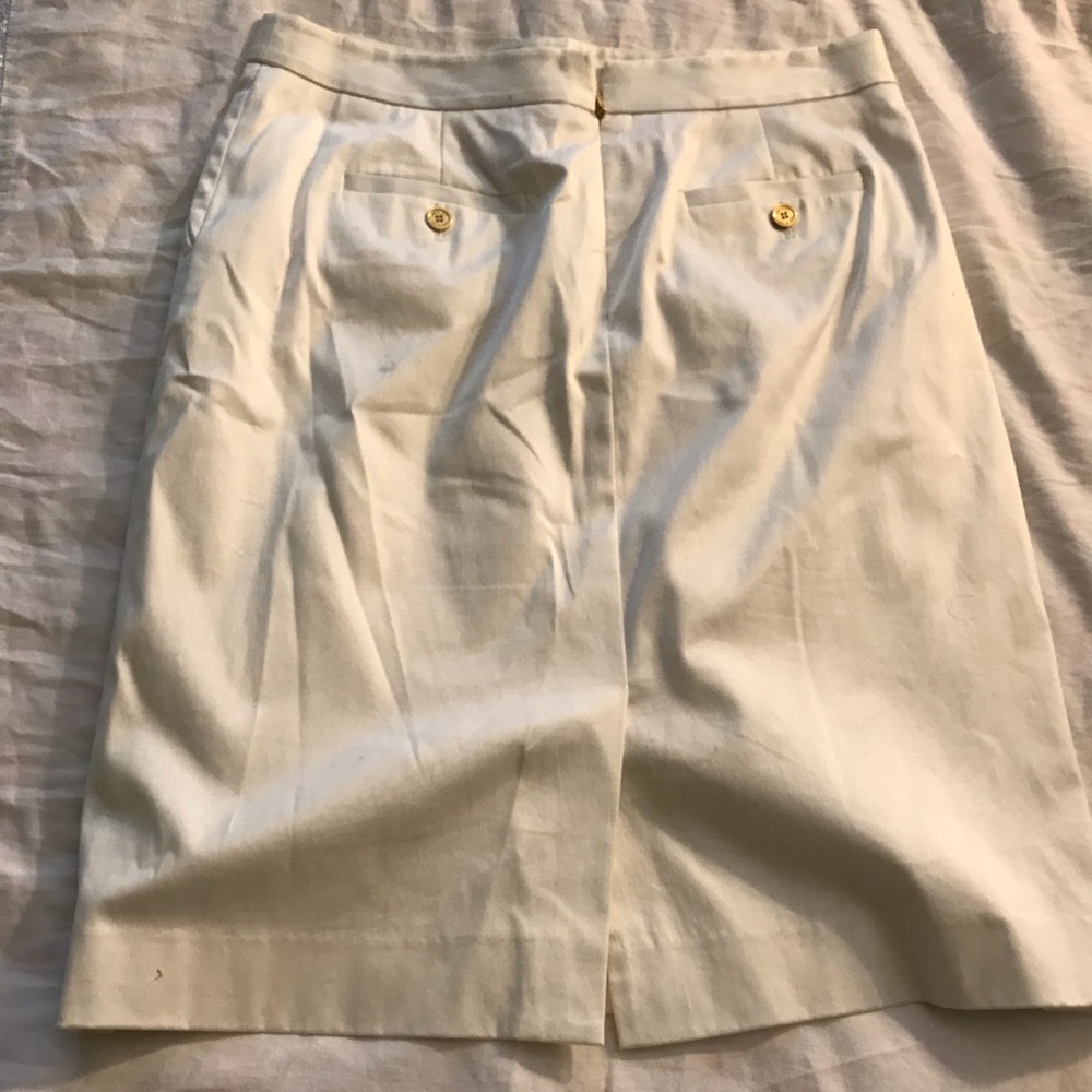 White skirt